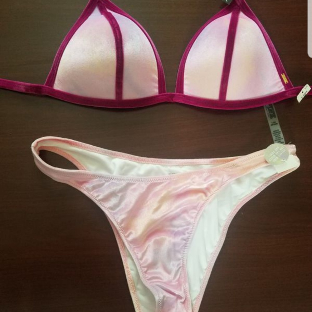 Pink swimwear